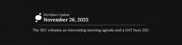 Latest in Blockchain | November 26, 2025